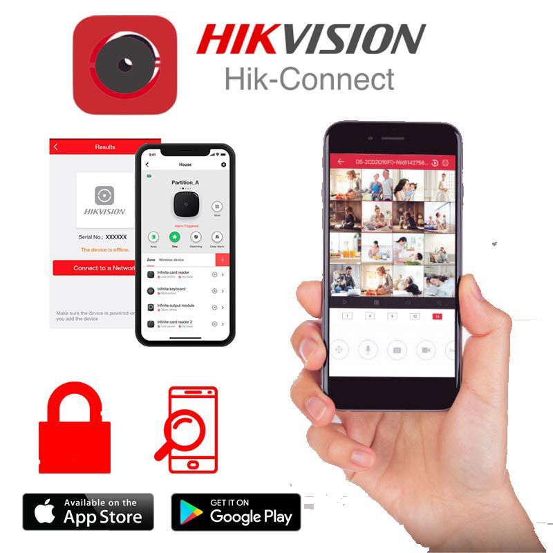 Interfono IP Hikvision Pro Series - inalámbrico, cableado - Wi-Fi - 2.