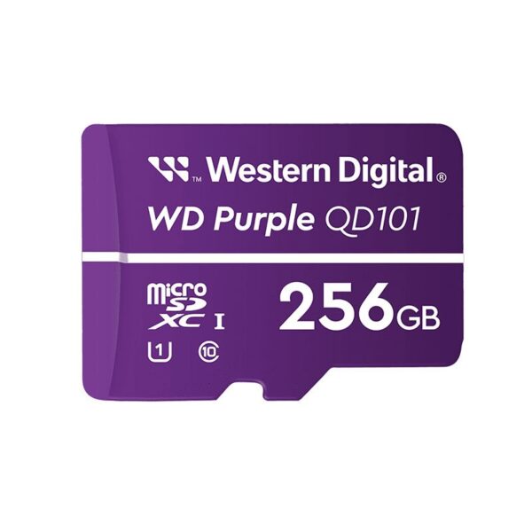 Western Digital MICROSD-256GB MICROSD 256GB Para Video Vigilancia - PURPLE