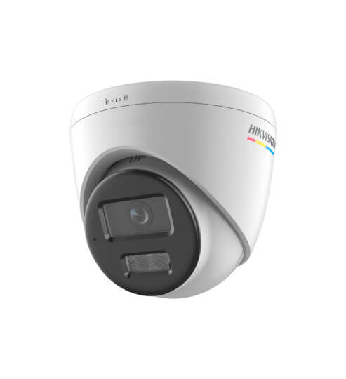 Hikvision DS-2CD1347G2H-LIU Camara ColorVu Turret IP 4Mpx D-WDR IP67 Con IR Y Audio