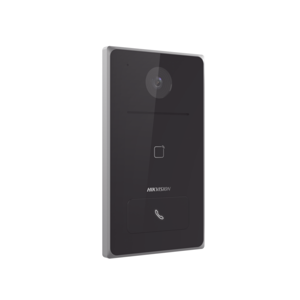 Frente de Calle METALICO PoE / Ángulo 129°H / NO requiere Monitor / PoE Estandar / IP65 / 1 Salida Relay DS-KV6133-ME1