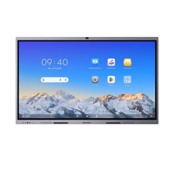 Pantalla pizarra interactiva 4K 75" 8Gb con cámara AI HIKVISION DS-D5C75RB/B