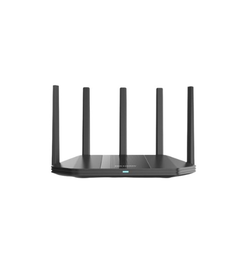 HIKVISION DS-3WR30X Router Inalámbrico / Wifi 6 / Hasta 3000 Mbps / MESH / Doble Banda AC (2.4 GHz y 5 GHz) / 4 Puertos 1000 Mbps / 5 Antenas Omnidireccional / Interior / Beamforming Optimizado / Administración Gratuita desde la Nube