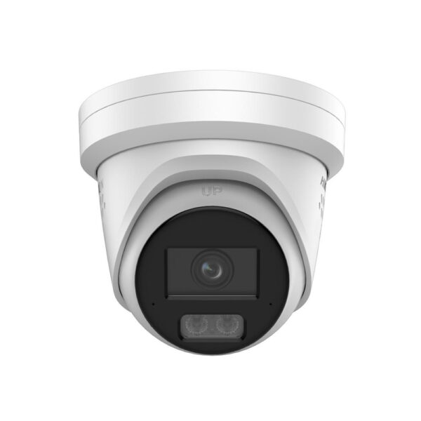 Hikvision DS-2CD2347G3-LIS2UY/SRB Camara Domo IP 4 Megapixeles [Dual Light + ColorVu 3.0 + HikAI] / 30 mts IR / 2 Microfonos Integrados / Exterior IP67 / WDR 130 dB / Estrobo Azul y Rojo / ACUSENSE 3.0 / NEMA 4X / ACUSEEK