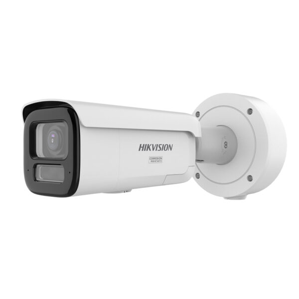 Hikvision DS-2CD26126G3-IZS2UY/SRB Camara Tubo IP 12 Megapixeles /2.8-12MM Luz Estrob Y Alarma Audible/ Bullet Acusense