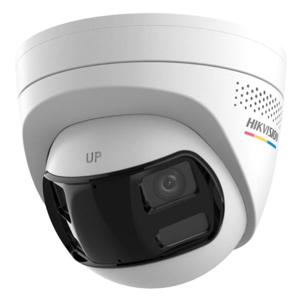 Hikvision DS-2CD1367G2HP-LIUF/SRB Camara Domo IP 6 Megapixeles 180° Grados  2.8MM / Sirena y Luz Estroboscopica / IR30M / Micro Sd