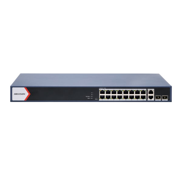 Switch POE inteligente de 16 puertos Gigabit All 1000M 2 UP SFP (1G)