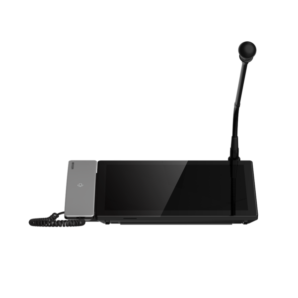 Hikvision DS-QAZ1MP10G1 Estación de micrófono IP  Pantalla Tactil 10 Pulgadas  / Transmisión local en tiempo real / Alimentación PoE